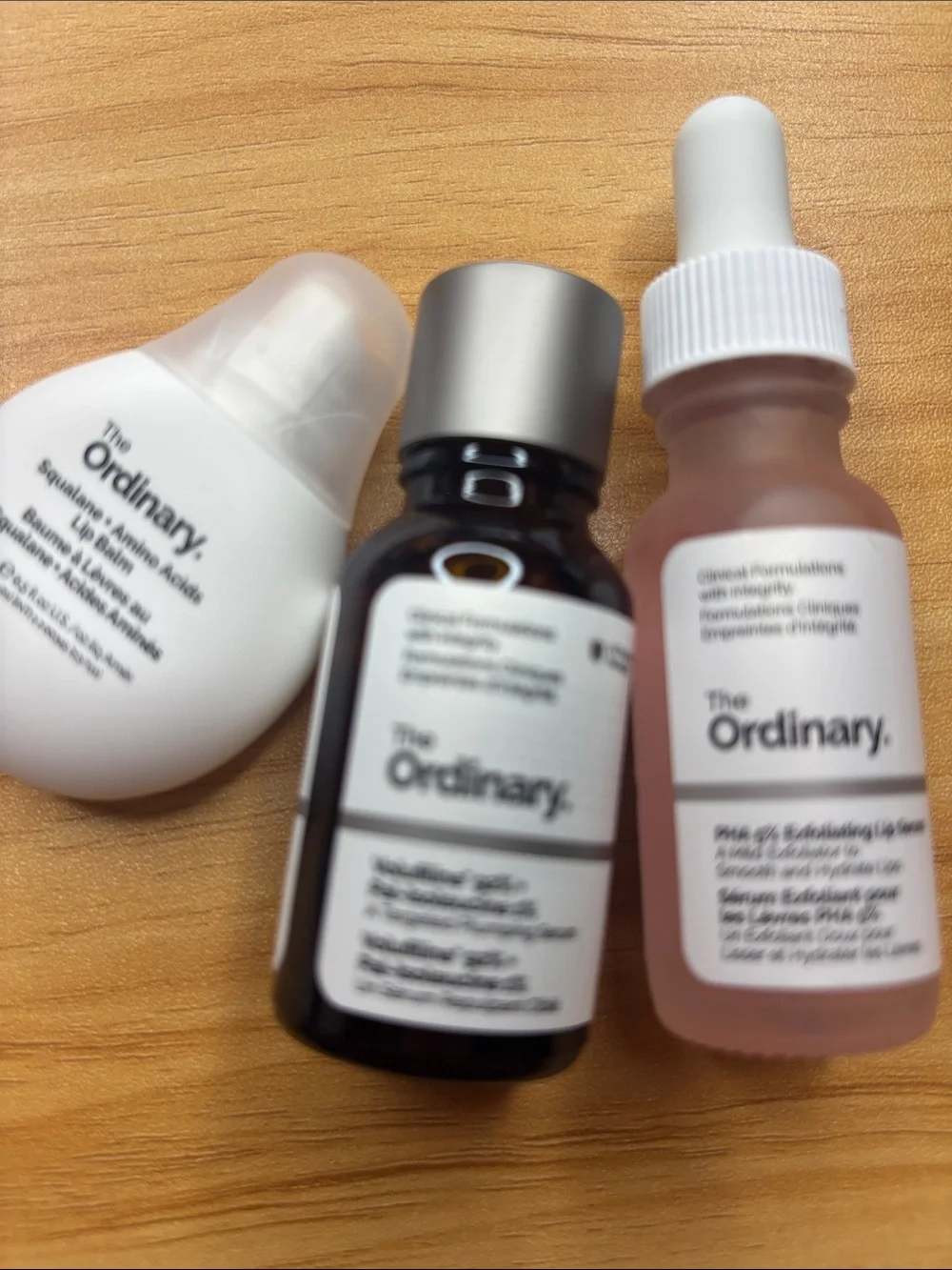 NIB ordinary lip serum set